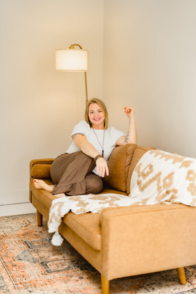 Jessica Grace branding photo, Atlanta newborn photographer